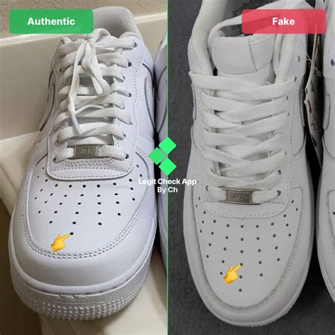 fake nike air force 1's|how to legit check af1.